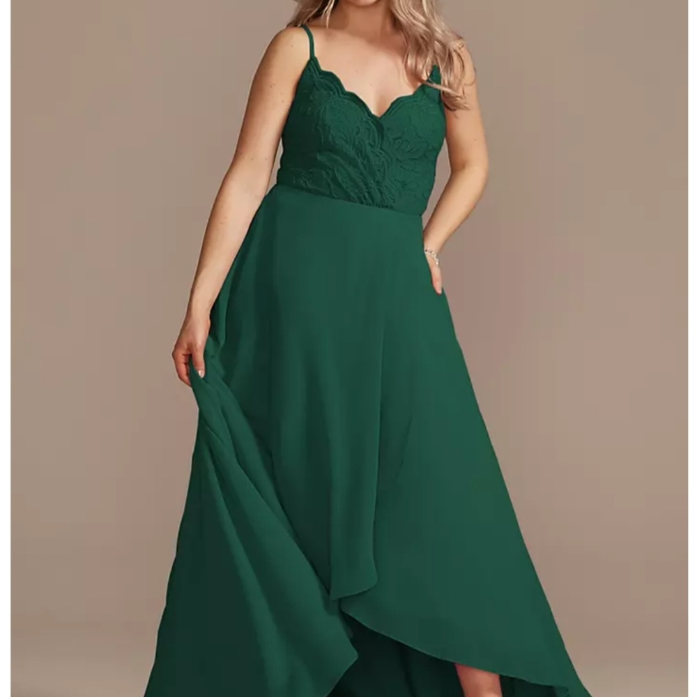 Elegant Green Bridesmaid Dress